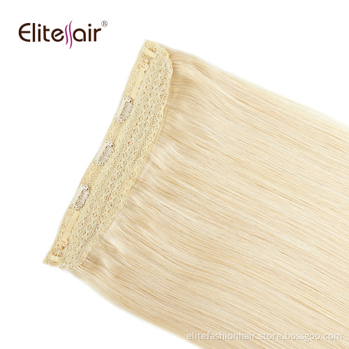 Wholesale 20 Inch Halo Hair Extensions Human Hair Remy, Balayage Remi Cuticle Aligned European Remy Halo Hair Extensions